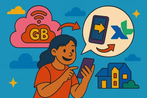 cara transfer pulsa xl