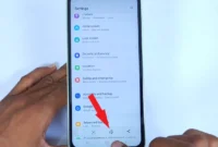 cara setting screenshot samsung
