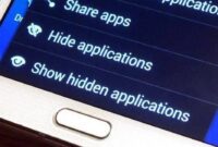 cara menyembunyikan aplikasi