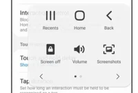 cara setting screenshot samsung