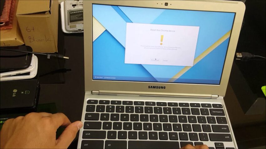 cara reset chromebook
