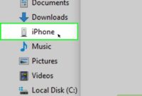 cara transfer foto dari iphone