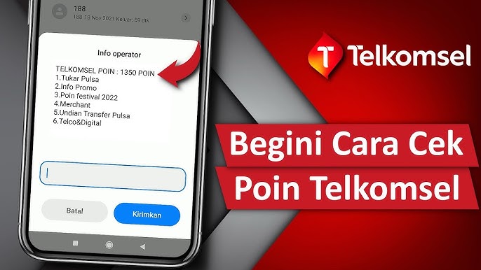 cara cek poin telkomsel