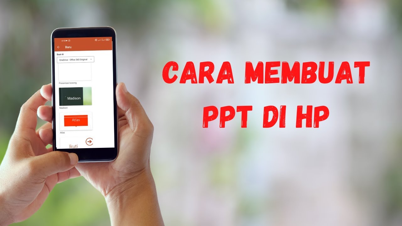 Hp Powerpoint Template 7 Cara Membuat PPT di HP dengan Mudah dan Praktis - Bacaankita
