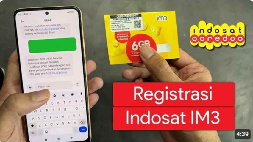 cara registrasi kartu indosat lewat aplikasi myim3