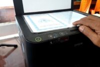 cara scan di printer epson