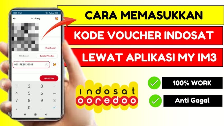 cara mengisi voucher indosat