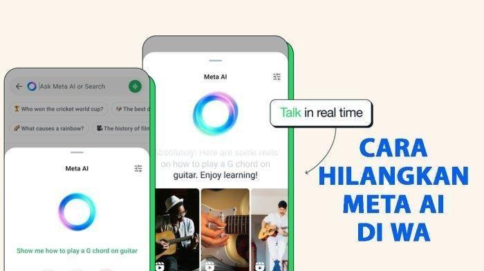 cara menonaktifkan Meta AI di WhatsApp