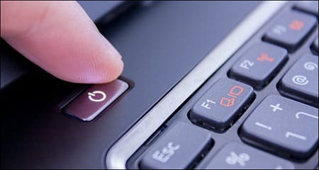 cara mematikan laptop dengan keyboard