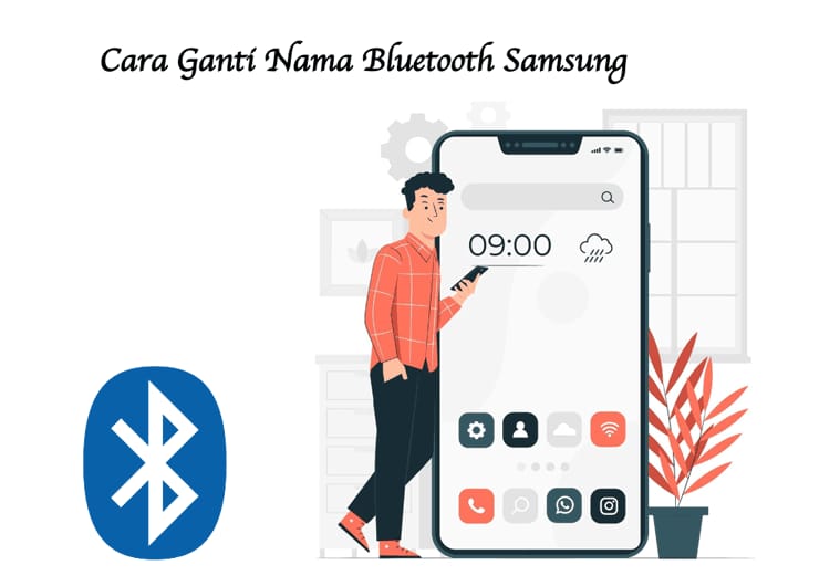 cara ganti nama bluetooth samsung