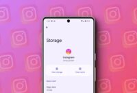 cara menghapus cache instagram 