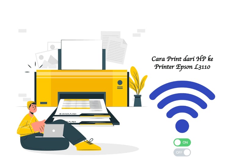 cara print dari hp ke printer epson l3110