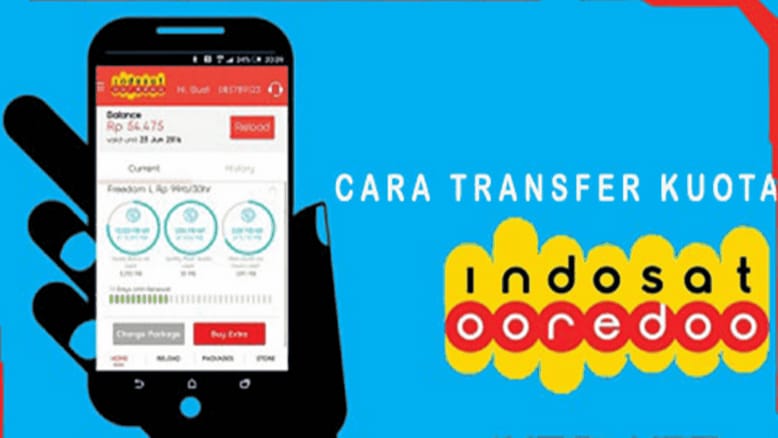 cara transfer kuota indosat