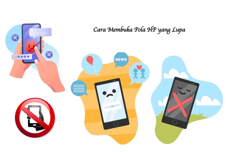 cara membuka pola hp yang lupa