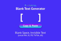 blank text generator
