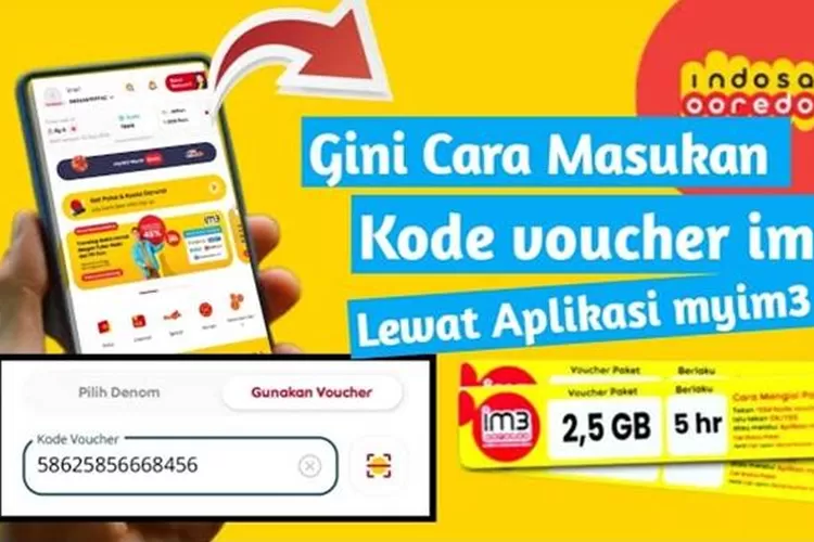 cara memasukkan voucher indosat