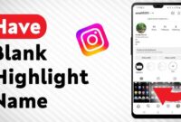 blank space for instagram highlights