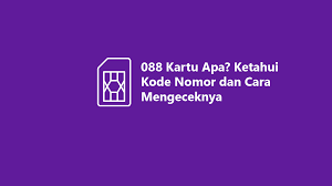 088 kartu apa